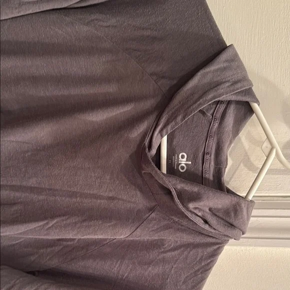 ALO Yoga Gray Hoodie - Picture 2 of 3